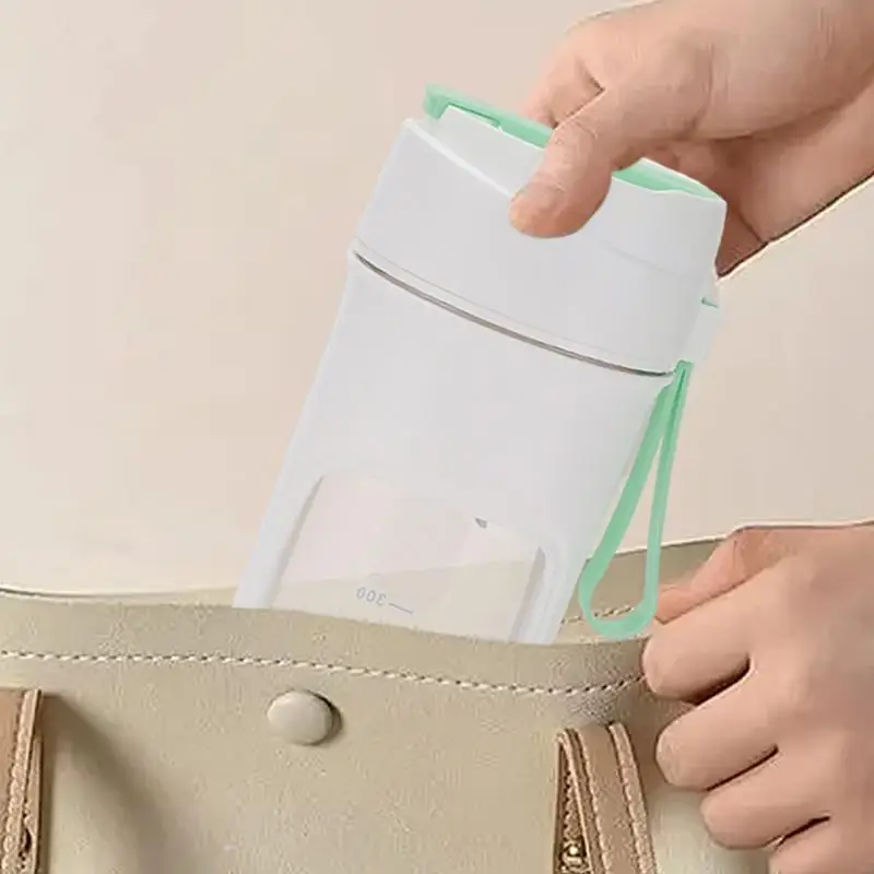 كوب خلاط محمول كوب لصنع العصائر الكهربائية الشخصية ماكينة خلط فواكه متعددة الوظائف قابلة للشحن للفواكه والحمضيات والليمون