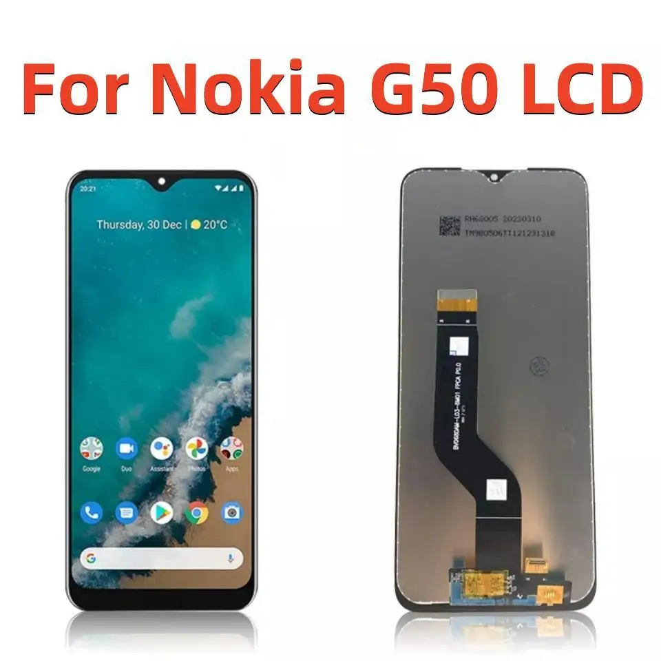 

For Nokia G50 LCD Display Touch Screen Digitizer TA-1358 TA-1390 TA-1370 TA-1367 TA-1361 LCD Screen Replacement Repair Parts