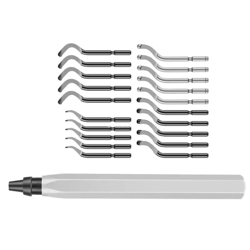 ชุดเครื่องมือลบคมพร้อมเครื่องตัด Burr Trimming Tool 10/20 เครื่องมือกำจัดสำหรับโลหะ Dropship