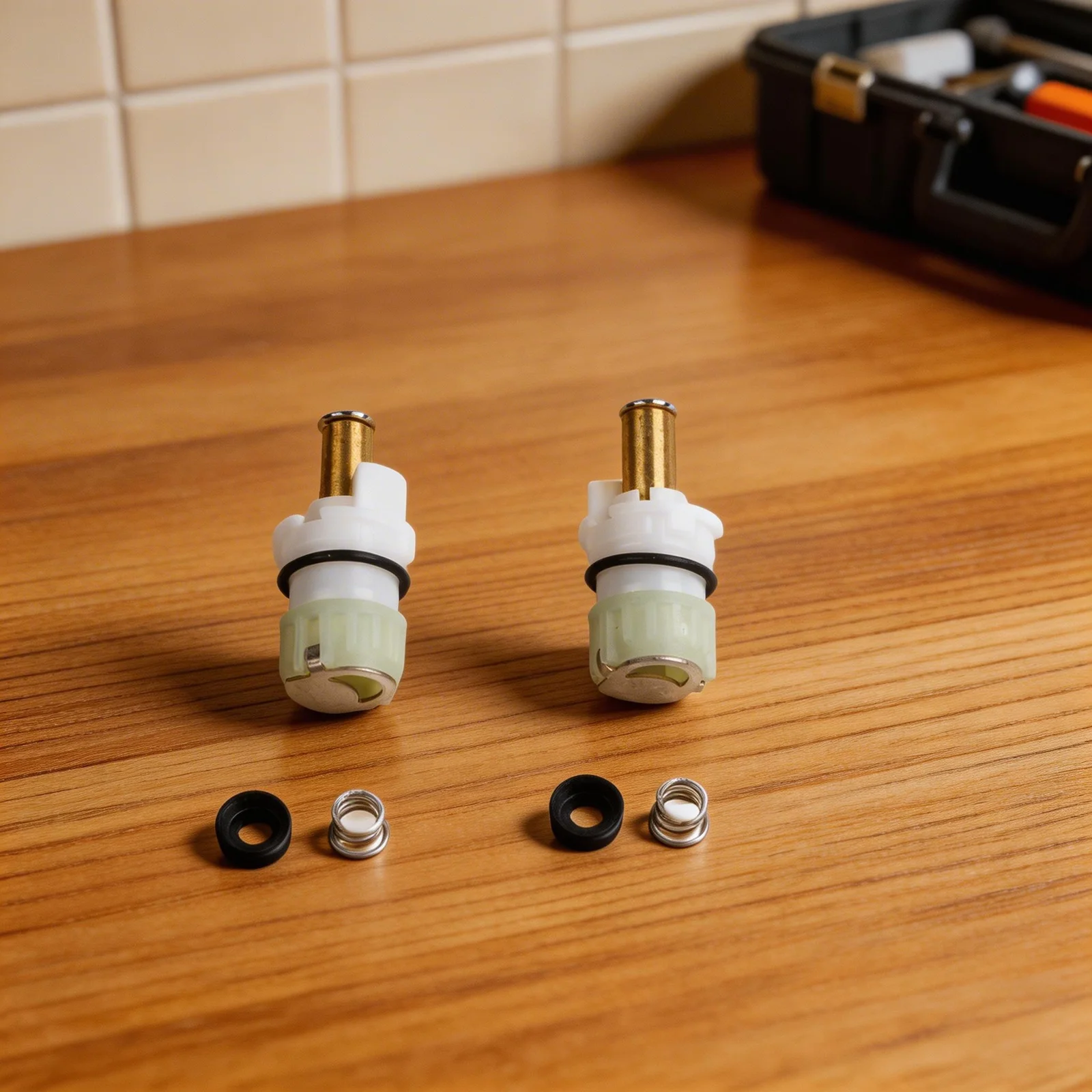 Compatible Faucet Stem Assembly 4.8*2.35cm Faucet Stem Assembly Cost-Efficient Solution Hassle-Free Installation