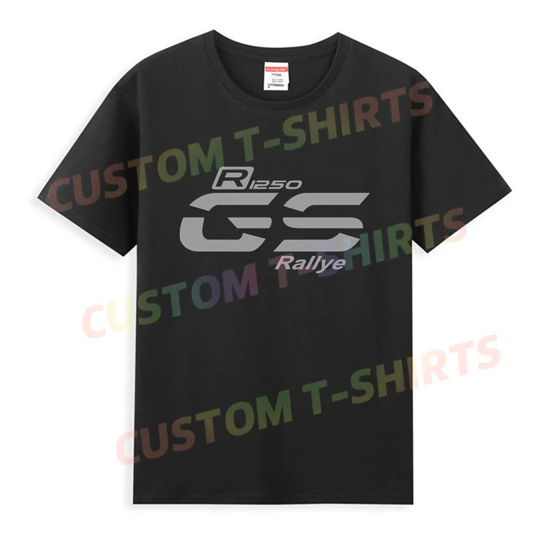 2024 Men T Shirt Casual Off-Road GS R1250 T-shirt Graphic Oversized Sports Tops Short Sleeves 100% Cotton Streetwear S-3XL
