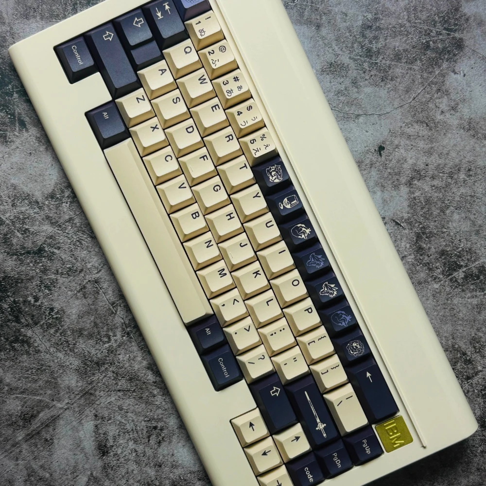 PBT GMK Dragon Witch Keycaps Set Cherry Profile Dye Sublimation Key Caps Keycap For MX Switch Mechanical Keyboard Split Spacebar