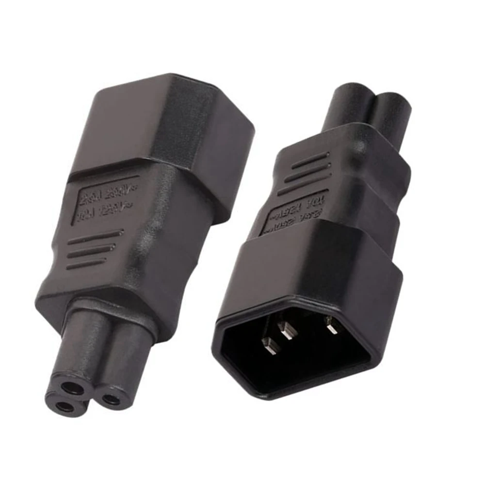 

Universal power adapter IEC 320 C14 to C5 adapter converter C5 to C14 AC power plug female 3-pin IEC320 C14 plug hot selling