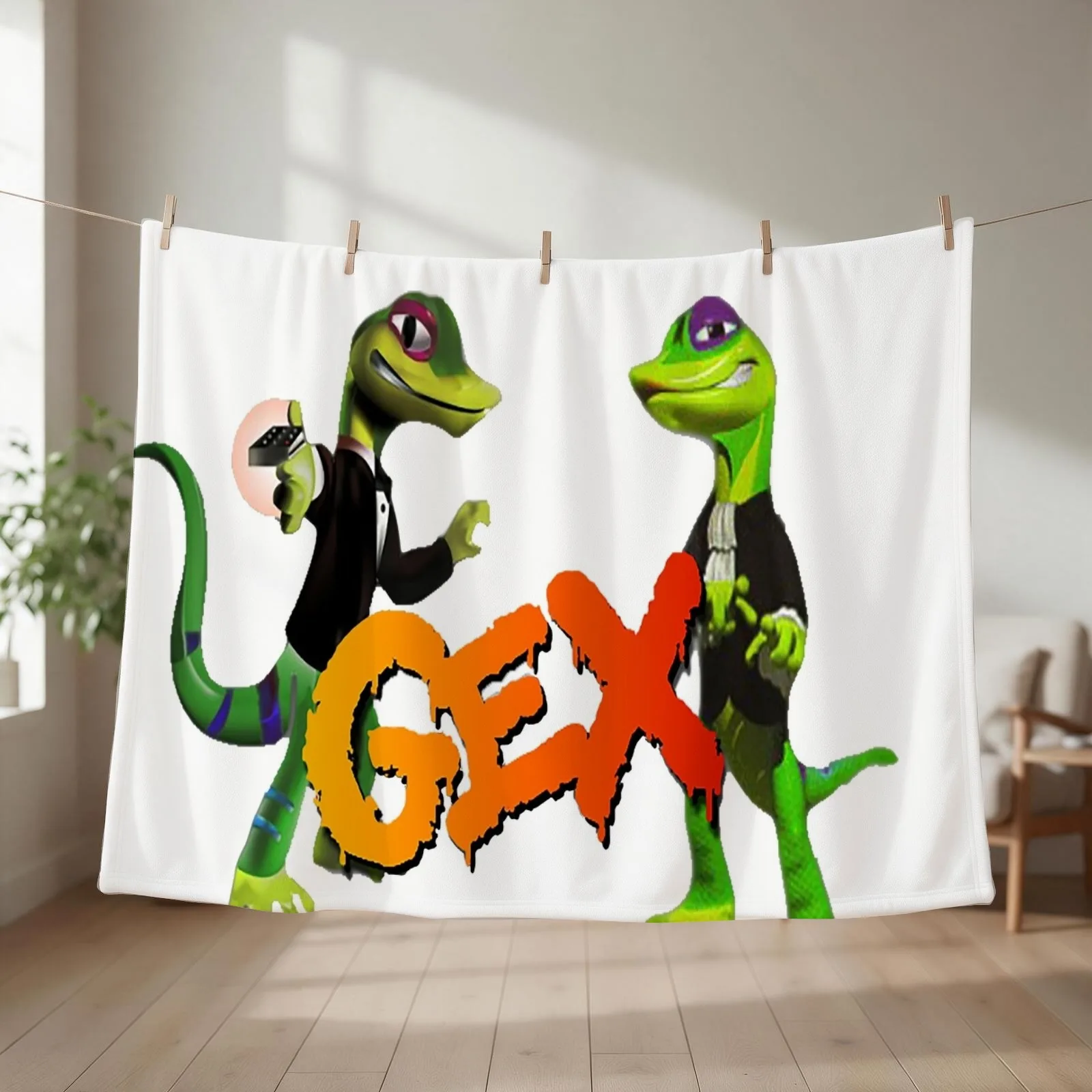 Gex: Enter the Gecko Throw Blanket blankets and throws For Sofa Thin Tourist Camping Blankets