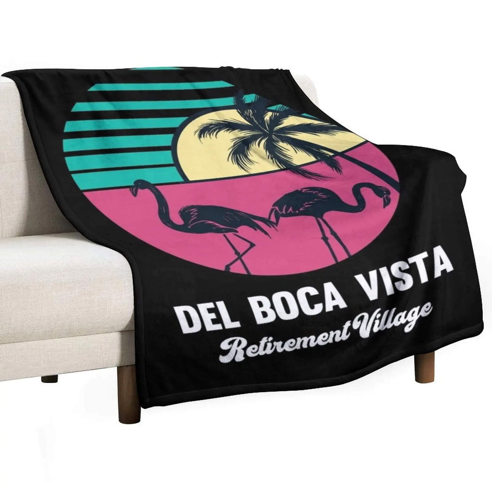 Del Boca Vista Retirement Village Throw Blanket Soft Big Single Loose Comforter Soft Blankets Sofas Of Decoration Blankets