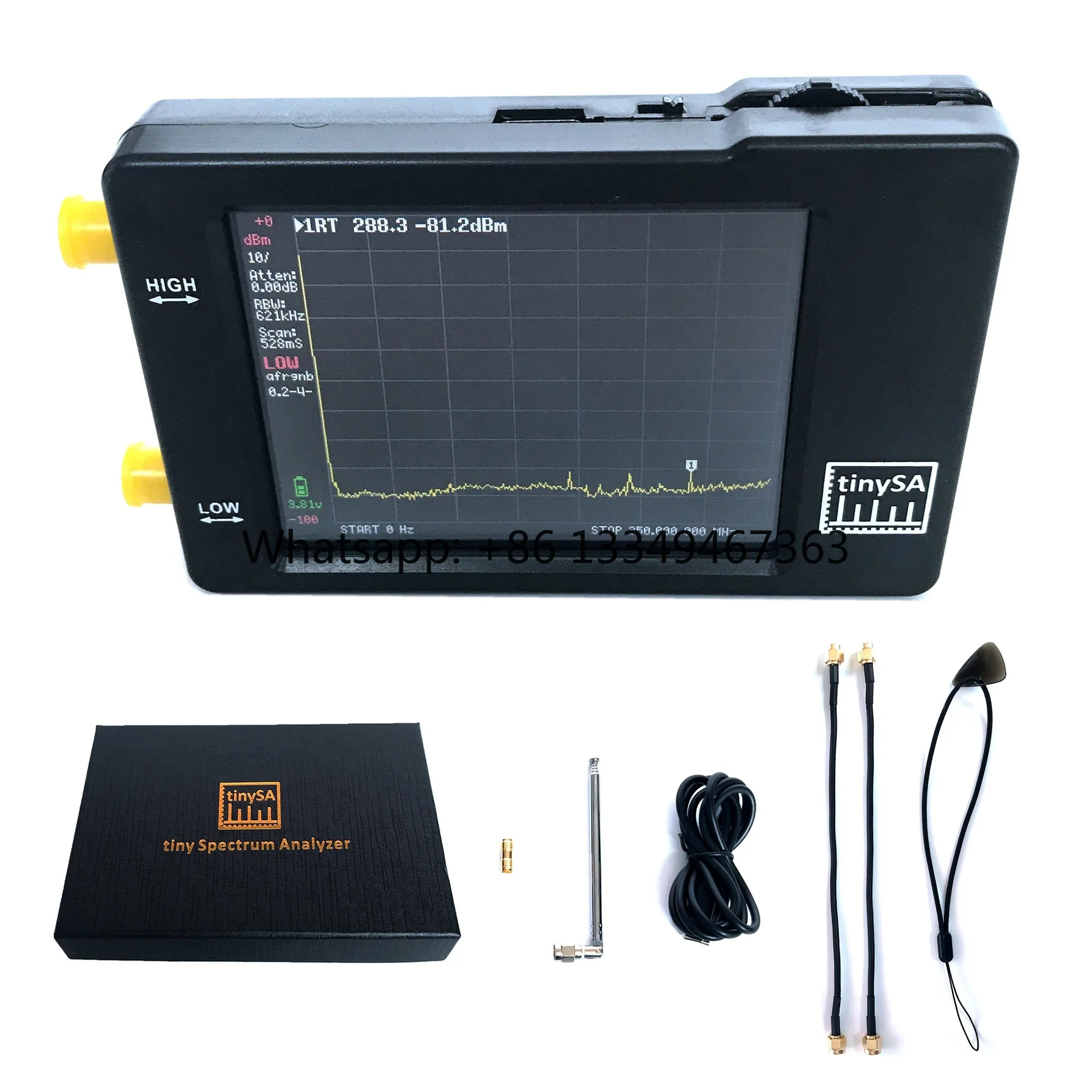Handheld Portable Tiny ultra Analyzer Led Touch Screen Tiny Spectrum Analyzer ultra Usb