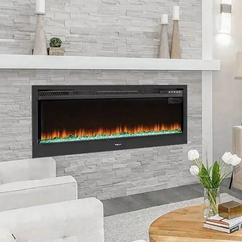 Fireplaces Heater Decorative Fireplace Simulation Flame Fireplace with 3D Flame Fireplace Heater for Heating Z