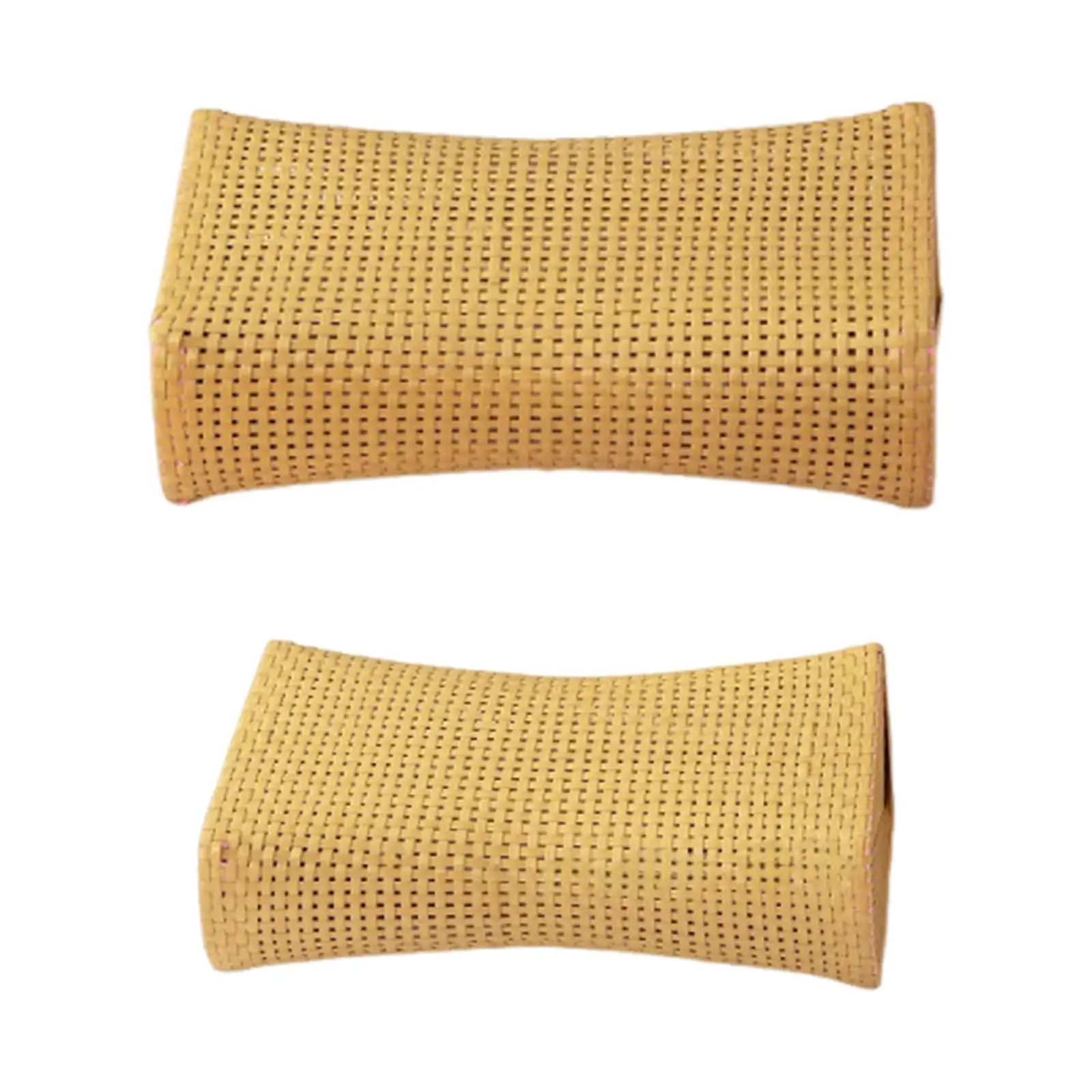 

Imitation Rattan Woven Pillow Breathable Cooling Cushion for Home Sofa Bed Patio Bathing Sauna Room Steam Room