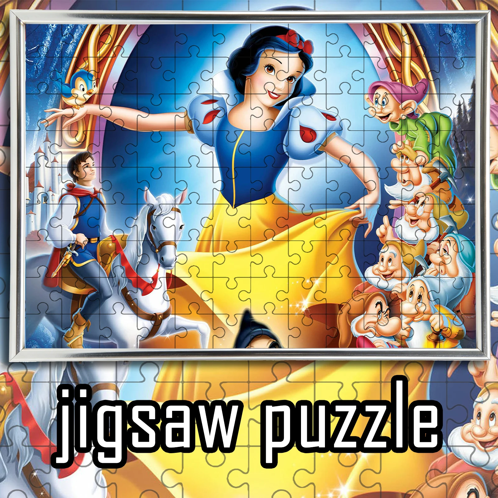 

Пазл «Белоснежка» 108/200/300/500/1000 элементов, развивающая головоломка для детей и взрослых, подарок на Рождество/день рождения, декор для дома