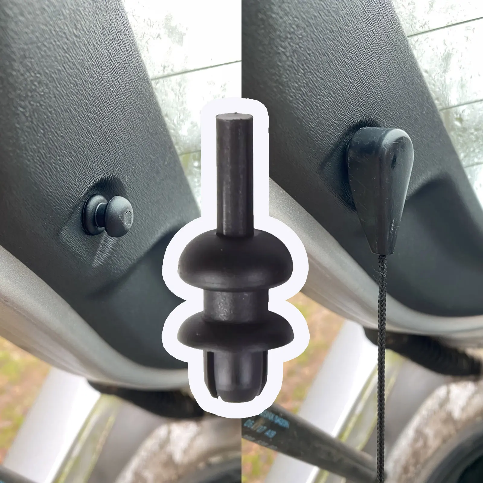 2 Pieces Parcel Shelf Hanger Clips Rear Trunk String Mounting Retainer For Citroen C2 C3 C4 Ds3 Saxo 699218 7903077159 6