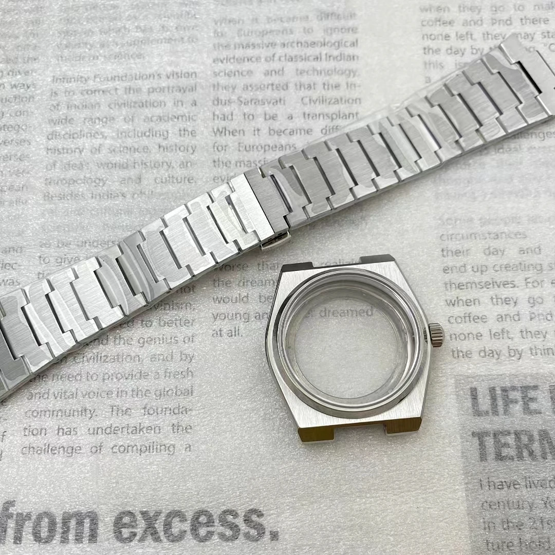 

Pr 40mm Watch Case nh35 Case Sapphire Glass Stainless Steel Watch Strap Fit 31.8mm nh35 Dial Watch Parts