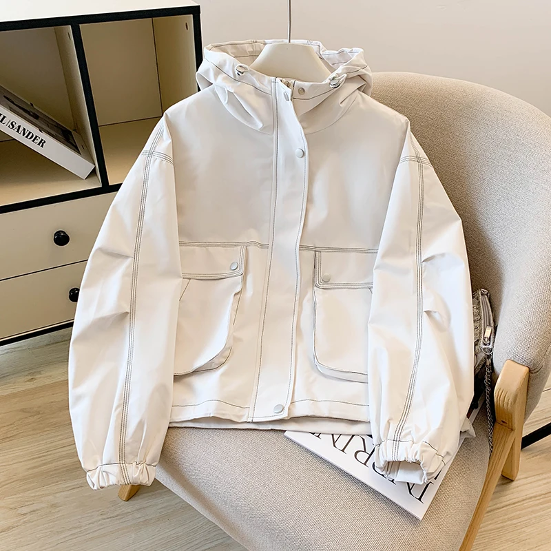 Women's Multi-Pocket Casual Hiking Jacket for Spring & Fall