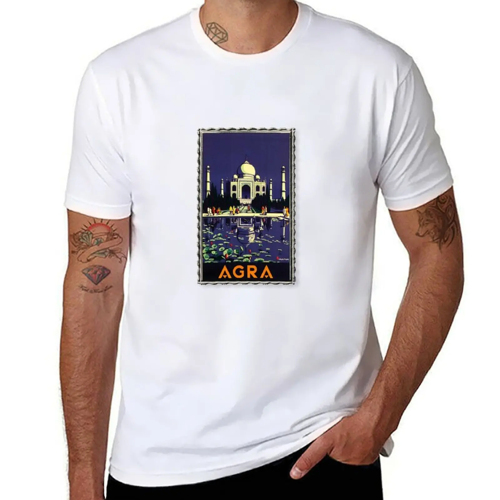 

Vintage Framed Art Agra India T-Shirt man t shirt luxury t shirt man luxury T-Shirt