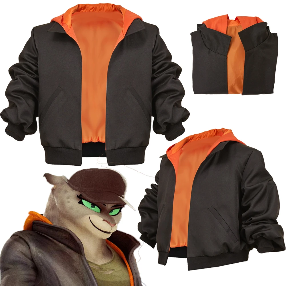 

Китти Кэт мультфильм плохие парни оранжевое пальто одежда костюм для ролевых игр наряды Хэллоуин вечерние маскировочный костюм карнавальный костюм для мужчин