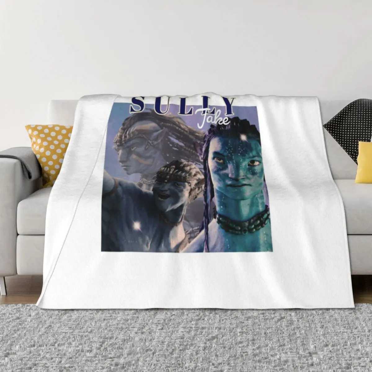 

Jake-Sully-90's-Style Throw Blanket Kid'S Travel Polar Fashion Sofas Blankets