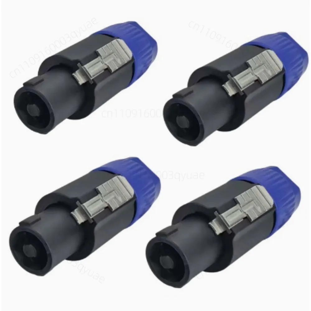 4PCS Speaker Wire, 4 Core Speaker Plug, XLR Audio Connector For Amplifier