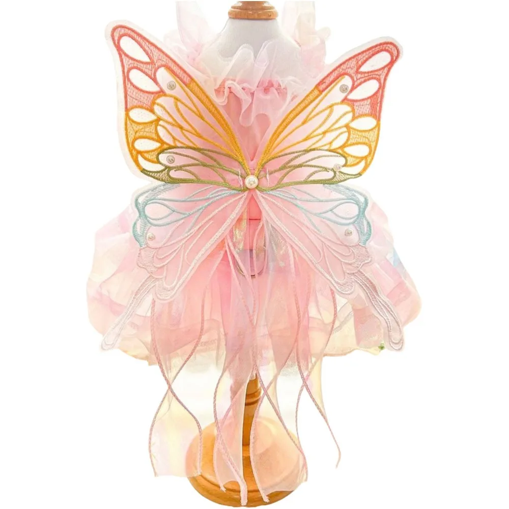 

Fashion Colorful Pet Butterfly Princess Dress Comfortable Breathable Dog Sweet Clothes Soft Pet Dog Clothes Photography