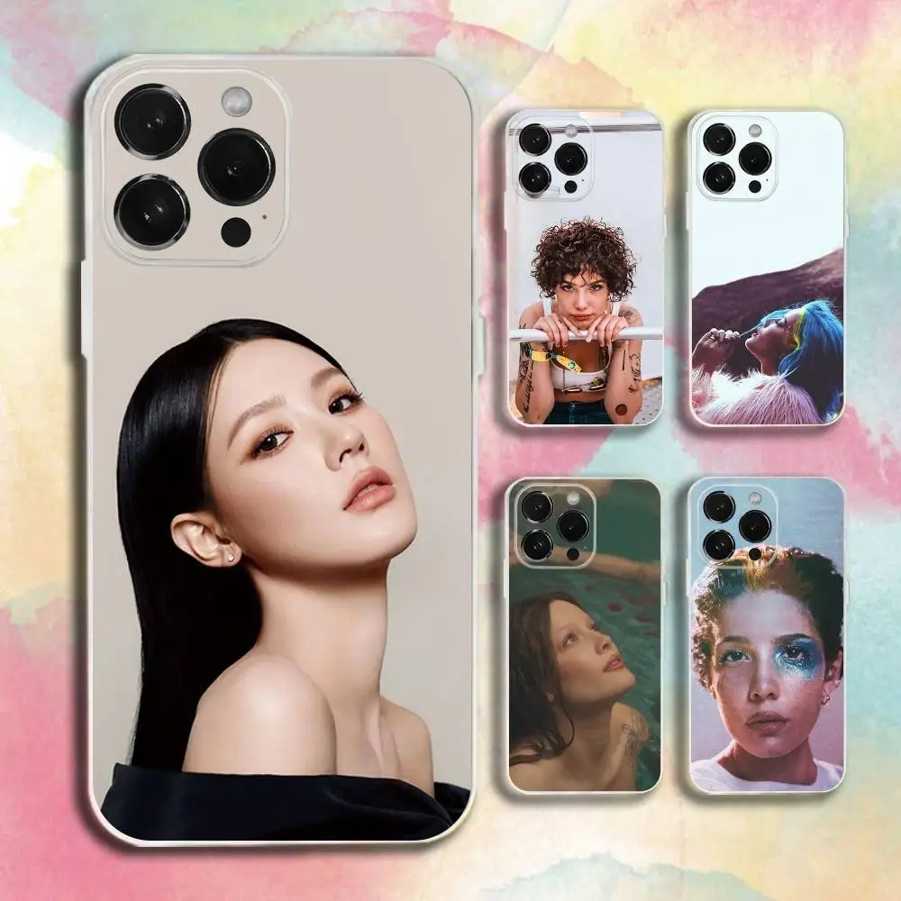 

H-Halsey Singer Phone Case For iPhone 16,15,14,13,12,11 Plus,Pro,Max,XR,XS,Plus,E,SE4,Mini Transparent Cover
