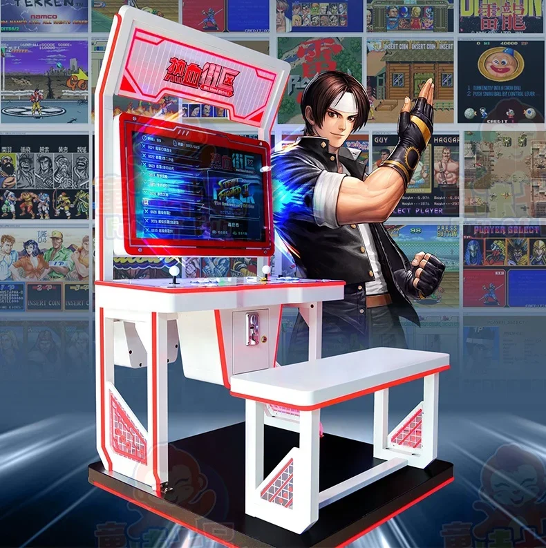 Coin Operated Skill Gaming Machine Street Fighter 32 LCD Retro Arcade Game Machine Cabinet