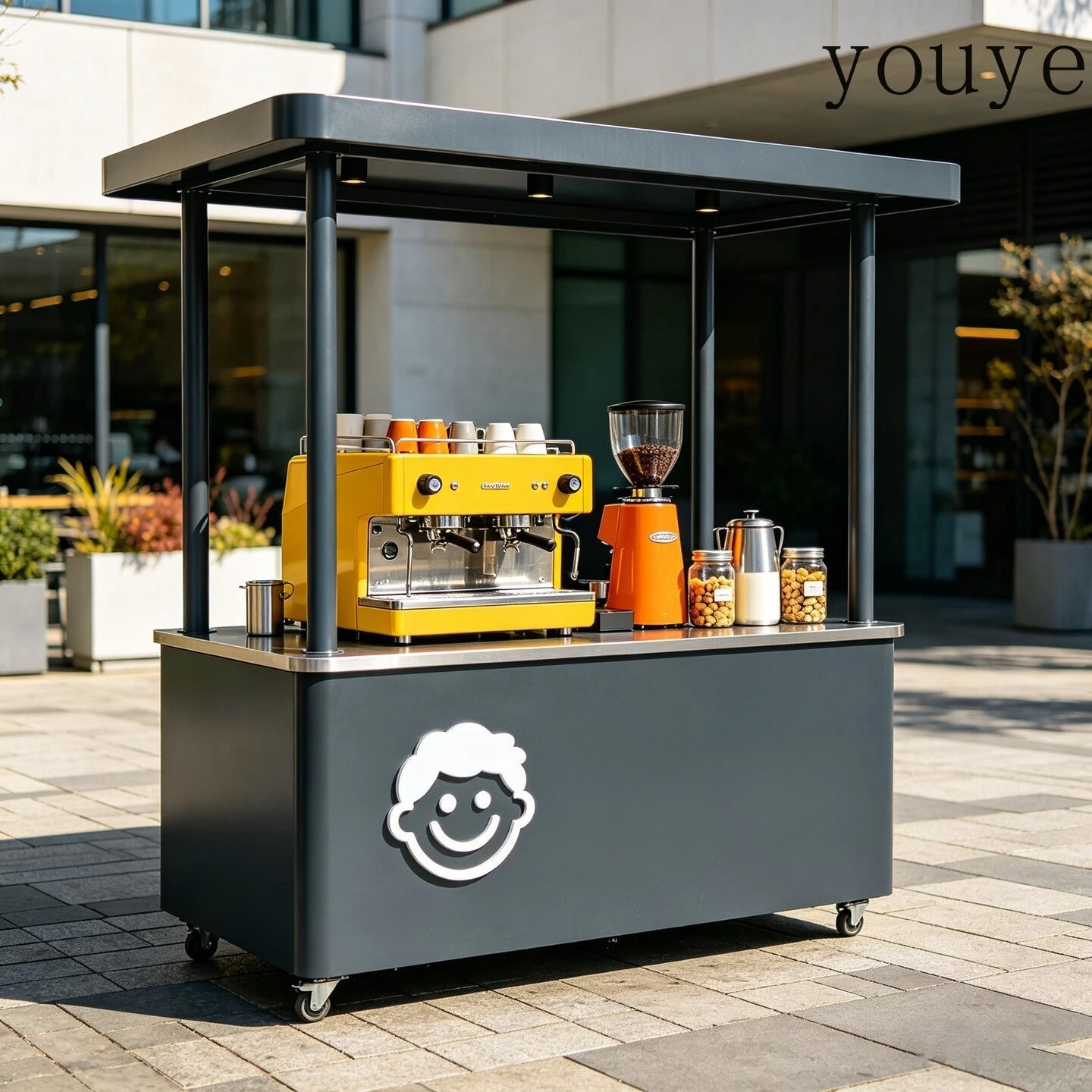 Coffee Tea Vendor - Chioschi in ferro battuto, carretti mobili