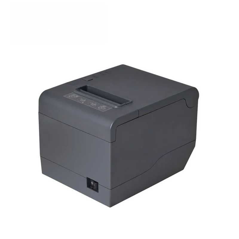 Direct Desktop 80mm ZY808 Thermal Receipt Printer Built-in Power Adapter Automatic Paper Cutting Convenient & Practical Easy Use