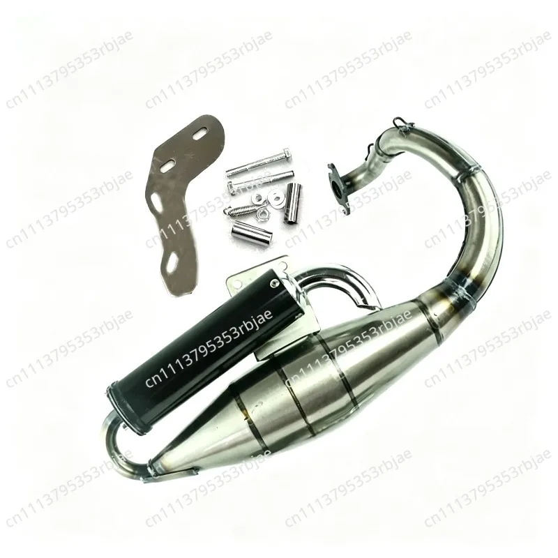 Suitable for 50, 18, 27, 28, ZX34, 35 modified bent pipe exhaust pipe imitation V8