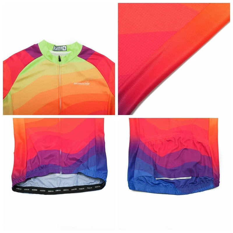 Cycling Jersey Women Bike jerseys long sleeve MTB Top  Pro Team Road Mountain Shirt Biker Clothing Cyclist Blouse Fall  Orange