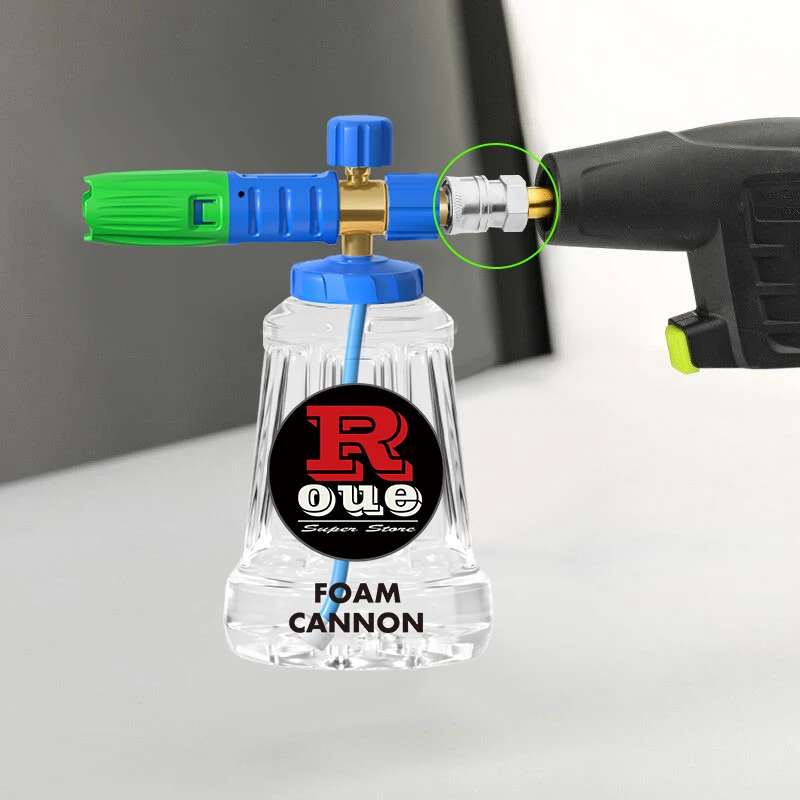 Imagem -06 - Conector Rápido de Lavadora de Pressão Adaptador de Bocal de Arruela de Espuma Lance para Karcher Bosch Lavor Aço Inoxidável