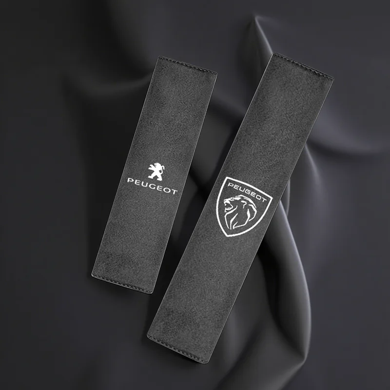 Peugeot Car Styling Seat Belt Cover Shoulder Strap Pad Harness Cushion For Peugeot 107 408 4008 308 3008 5008 508 2008 208 301