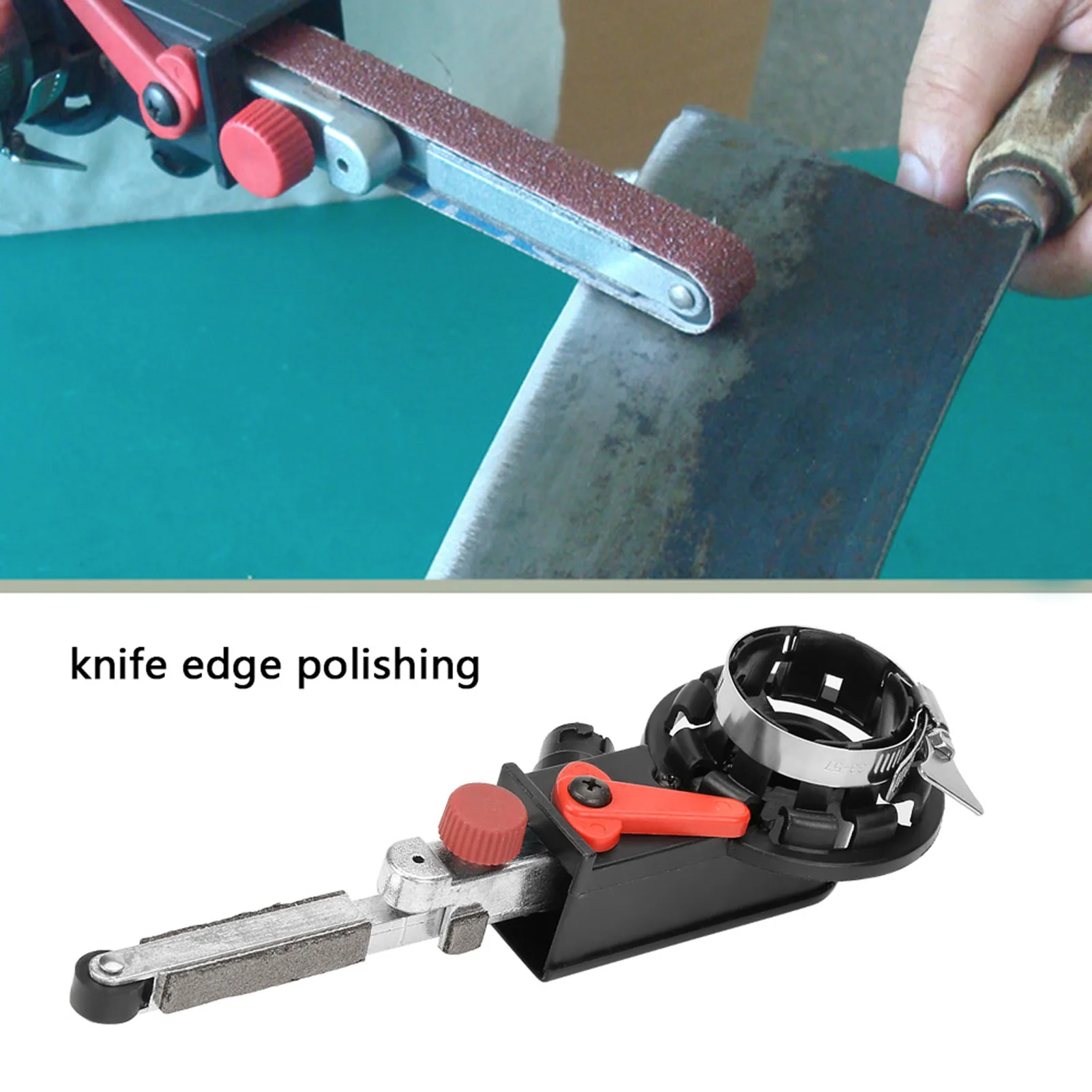 Sanding Adapter Belt Sander Sanding Adapter for 14mm Electric Angle Grinder Converter Set Sanding Converter Tool Angle Grinder