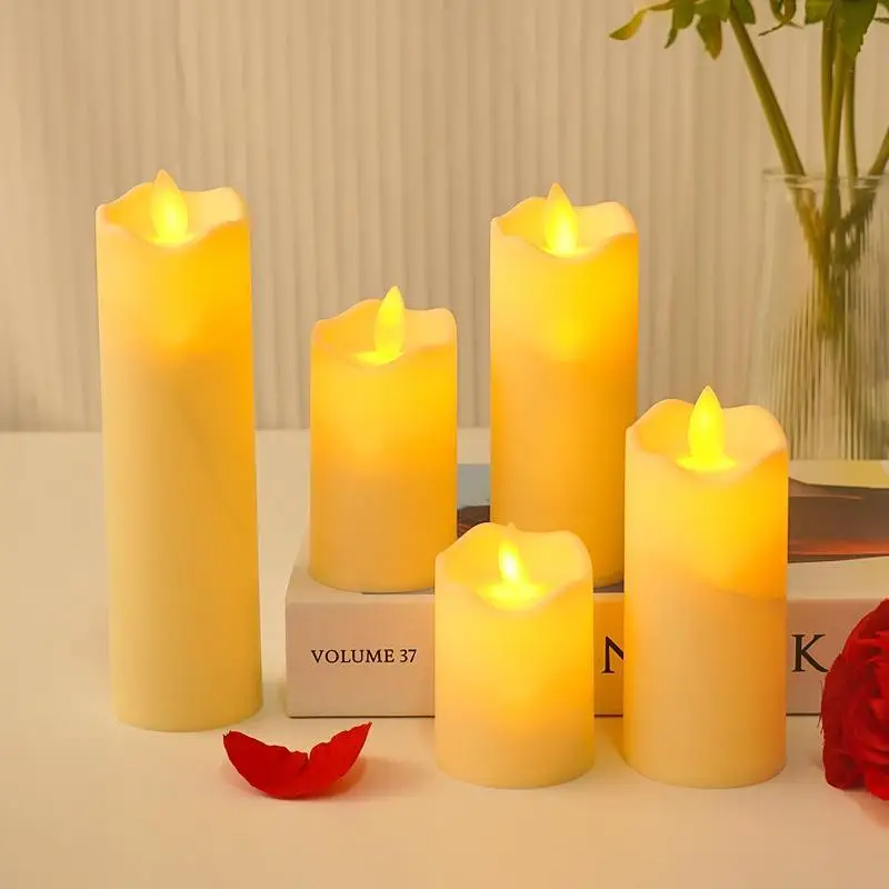 1/3/6Pcs LED Candles Flameless Flickering Light Flameless Candle for Christmas Wedding Decor Birthday Party Supplie