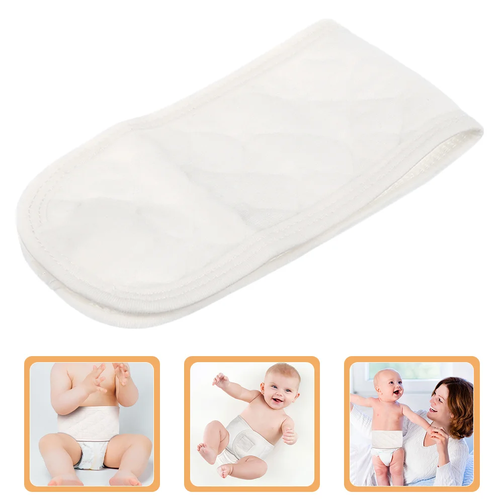 

6pcs Cotton Belly Band Newborn Umbilical Cord Protector Soft Baby Wrap For Boys Girls Multi-Use Belly Warmer Bib Infant Binder