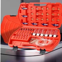 Boquilla de inyector de combustible, herramienta de prueba de cantidad de aceite de retorno, Kit de medición de conector de prueba de boquilla de inyector de combustible diésel Common Rail