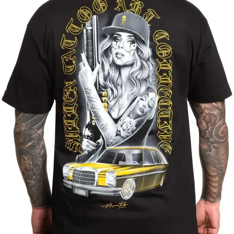 Sullen Men'S Golden Eyes  Standard T Shirt Lowrider Tattoo