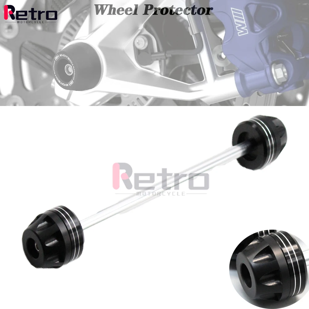 

Front Axle Fork Crash Slider For KAWASAKI KLZ 1000 VERSYS KLE VERSYS 650 2010-2017 Motorcycle Accessories Wheel Protector