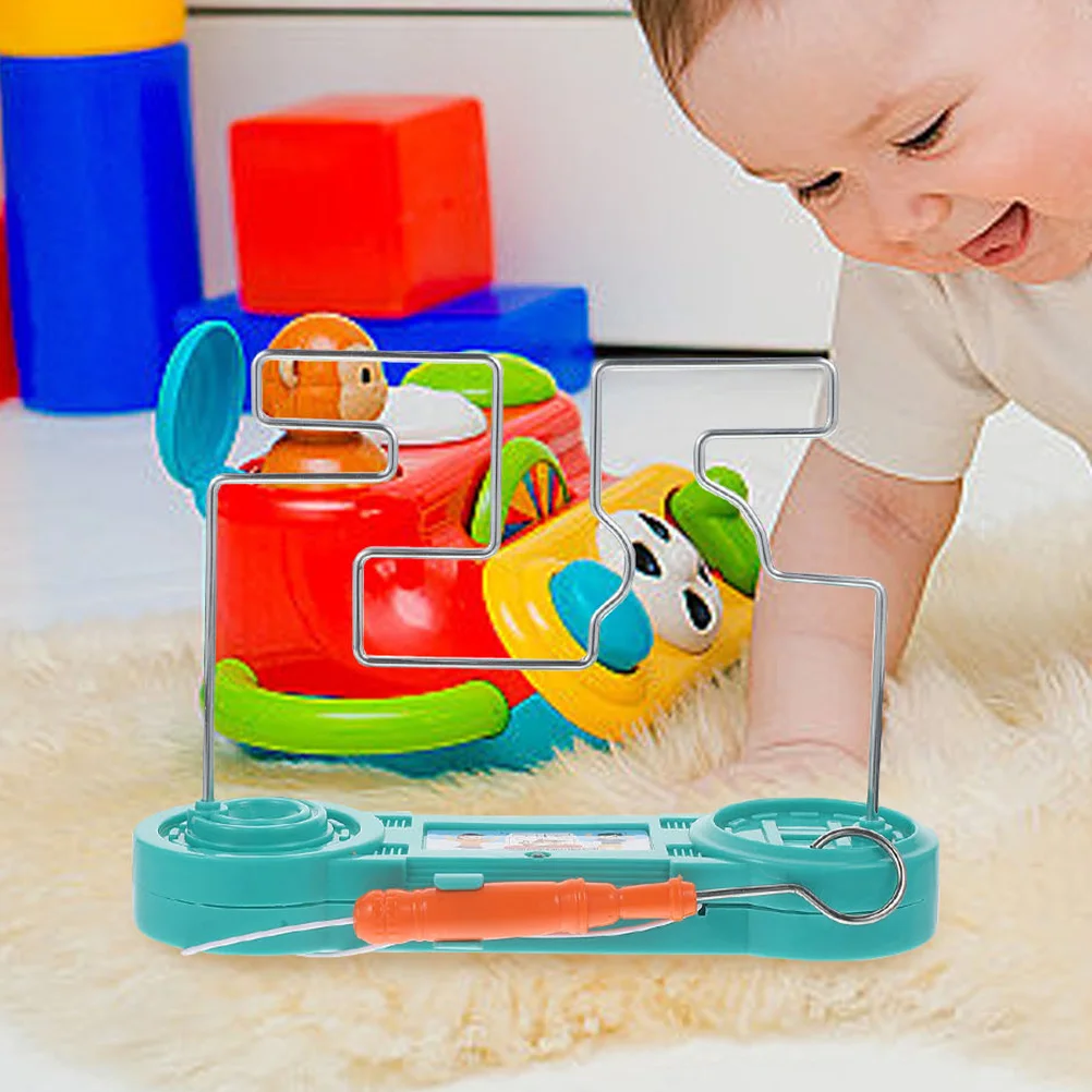 Jeu de labyrinthe tactile électrique pour enfants, 2 ensembles, développement intellectuel, Puzzle, outil de Stimulation du cerveau, apprentissage difficile à plusieurs niveaux