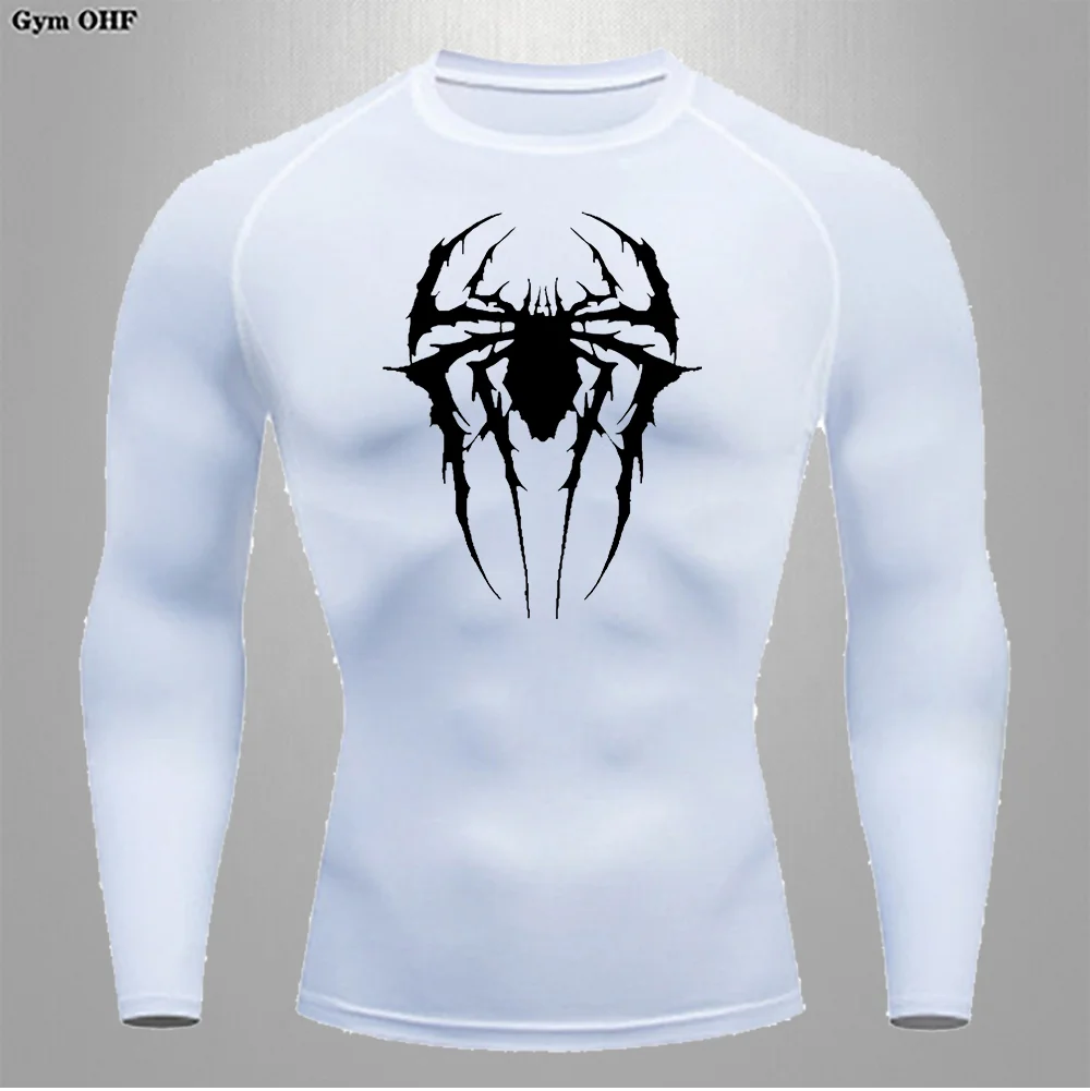 Men's Compression T Shirt Tight Fitting Basketball Shirt Summer Casual Sports Competition Breathable Quick Drying T Shirts Man