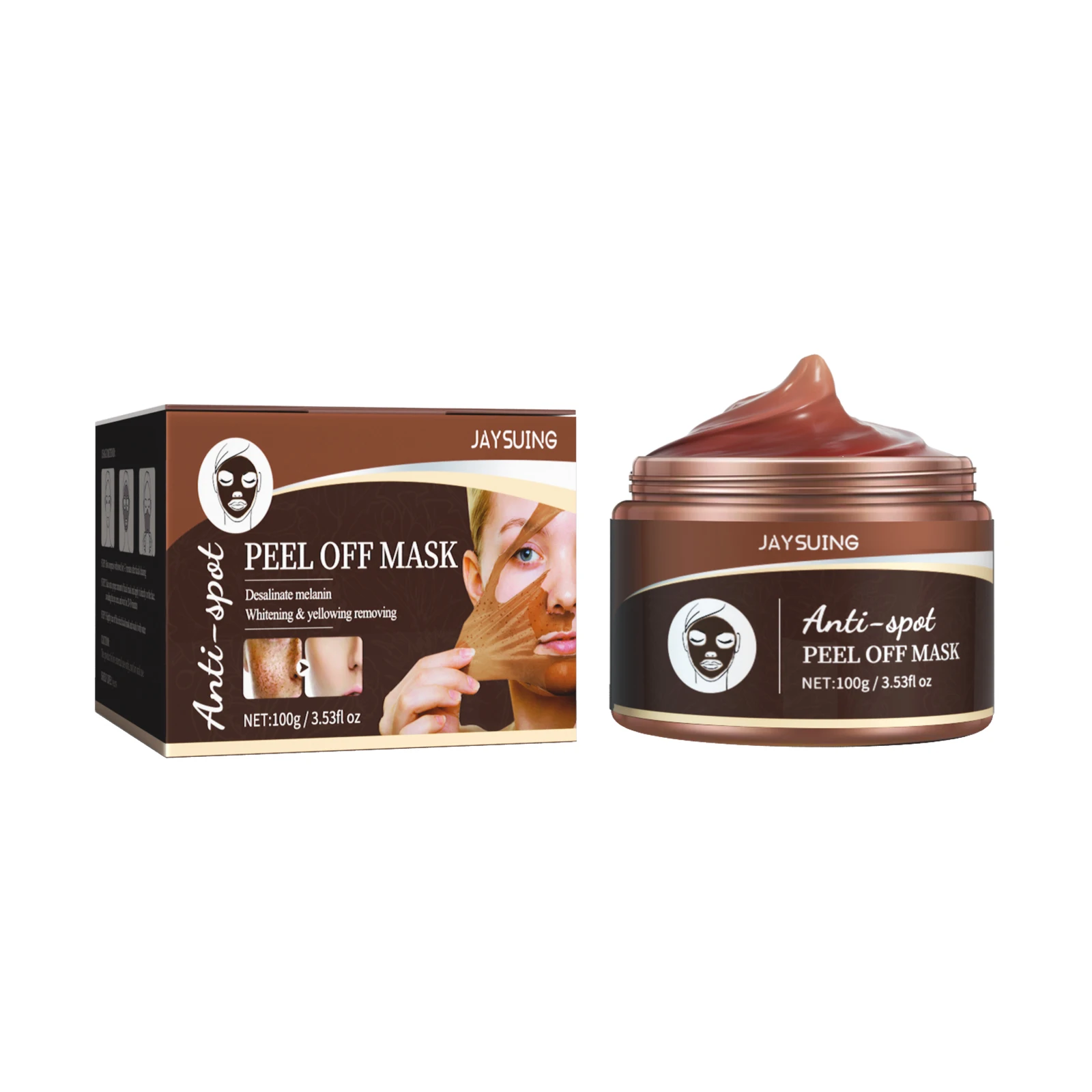 Firming Brighten Facial Peel-Off Mask Reduce Melanin Production Improve Dullness Deep Nourish Skin Moisturiz Sleep Facial Mask
