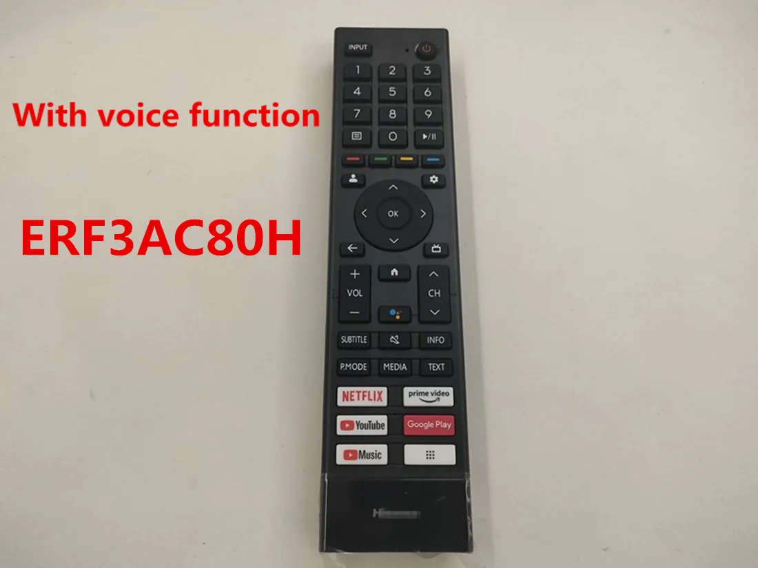 

Applicable to Hisense TV Bluetooth voice remote control ERF3AC80H