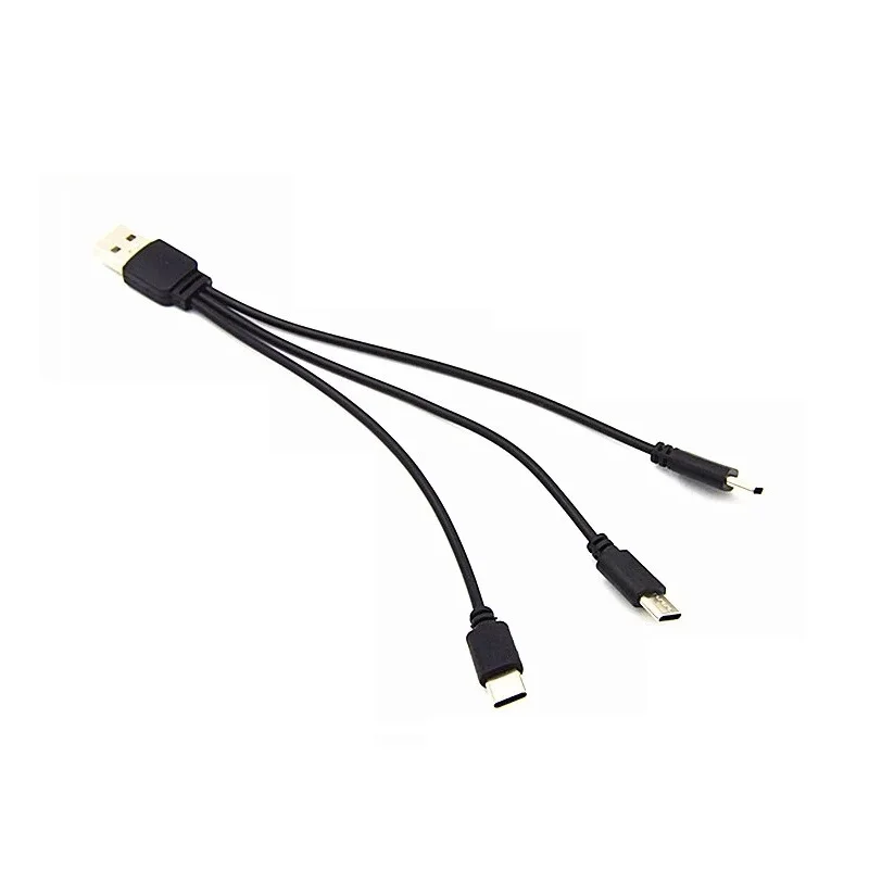 Caricabatteria 1 in3 1 IN 5 caricabatterie USB da uno a tre con tre Micro interfaccia per batteria Drone E88 E99 S6 Q9 L900pro Uav