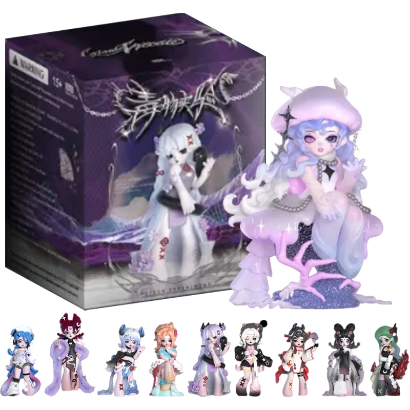 Glam Vicoco Série Expérience Toxique Boîte Mystère Figurine d'Action Vicoco Style Sombre Boîte Surprise Décoration de Bureau Modèle Poupée Sac Surprise