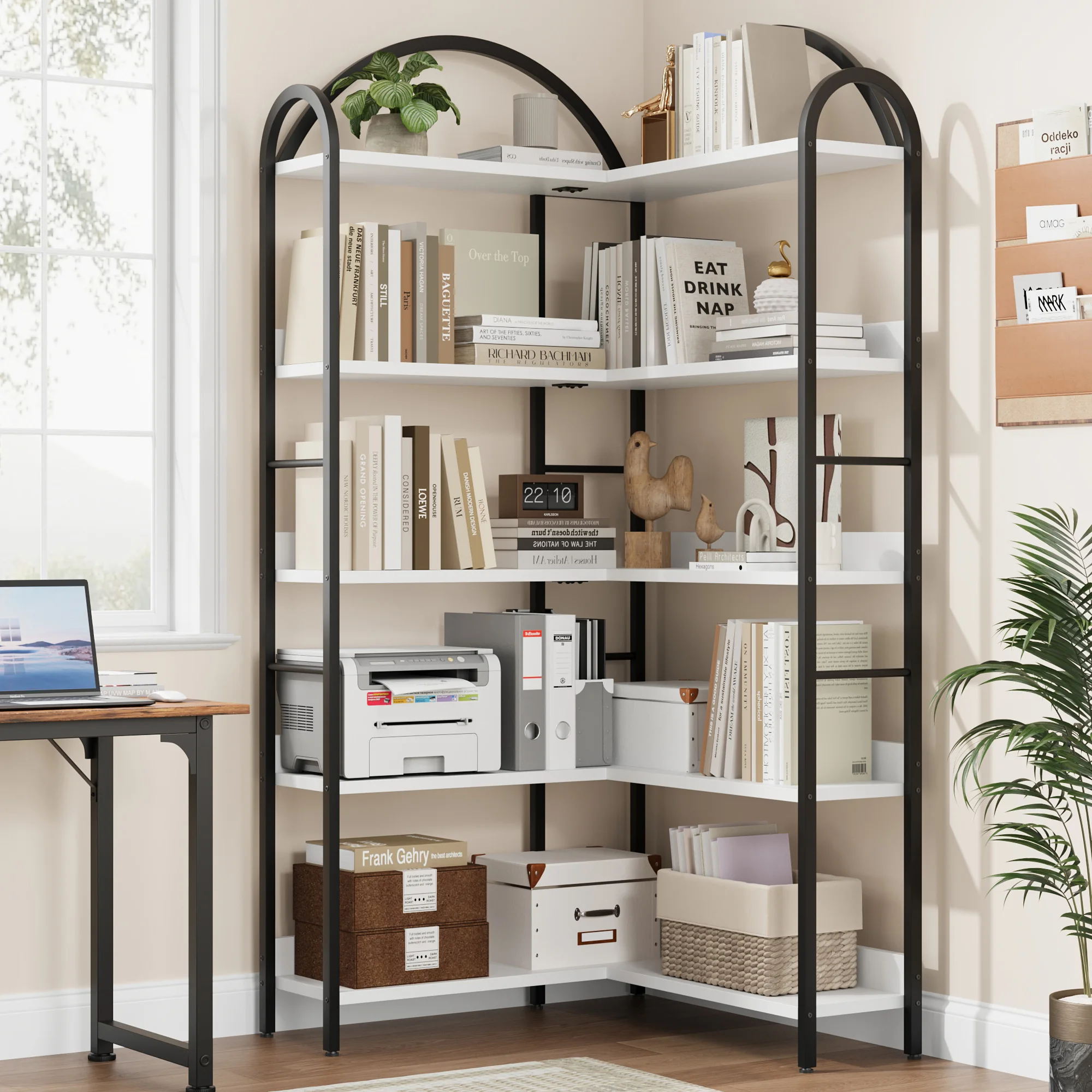 Libreria ad arco a 5 ripiani r - Frame Display Wood recensione e prezzo