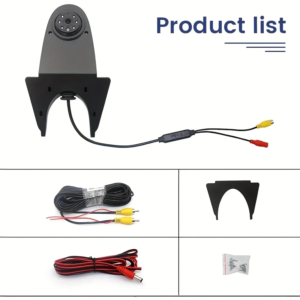 Universal Car High Brake Light Camera, Rear View Backup Camera for RV, for Ford, for Volkswagen Sedans & Vans, Easy Setup Camera