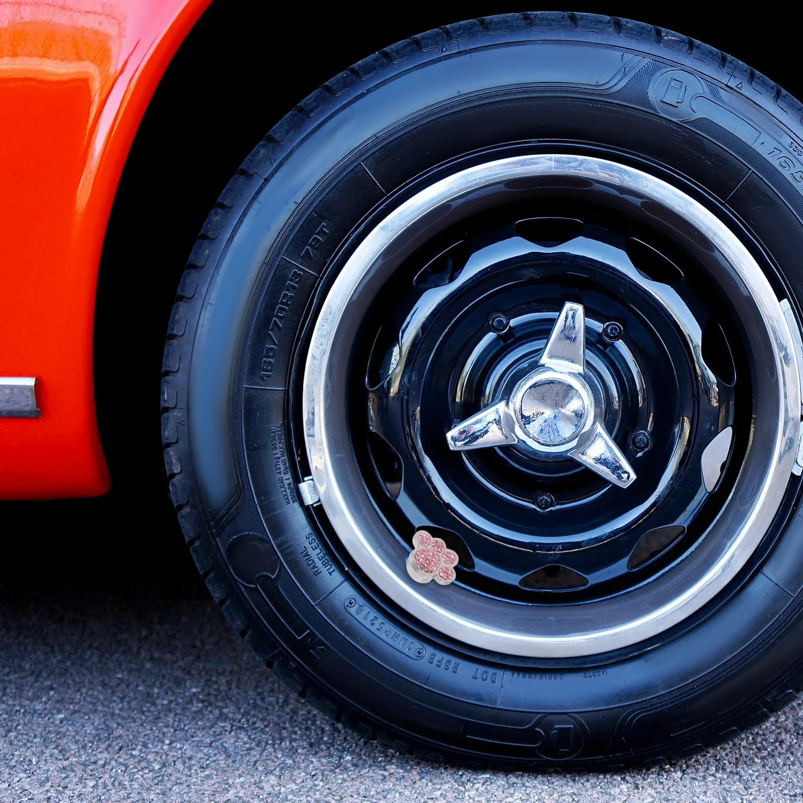 4 قطعة قبعات فوهة الهواء العالمي النحاس الغبار يغطي لإطارات السيارات رائعة دوامة صمام قبعات أنيق الأغطية الواقية العملي #2