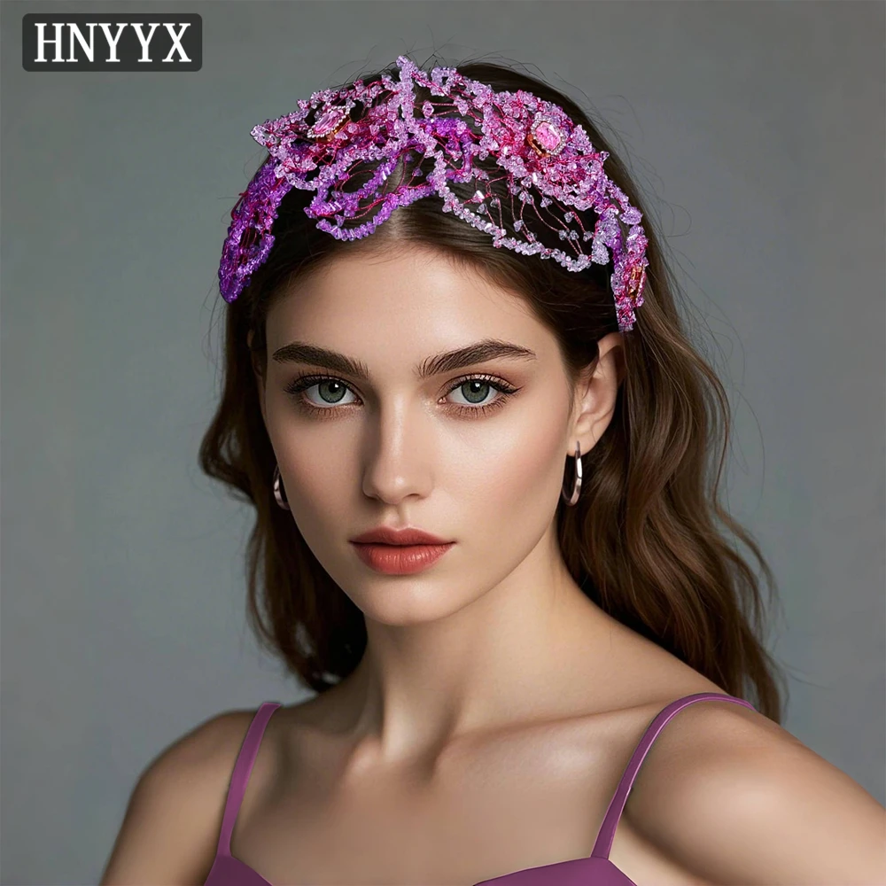 

YouLaPan Fashionable Bridal Wedding Exquisite Headbands Water Diamond Weaving Bohemian Style Women Banquet Hair Ornaments YXA175