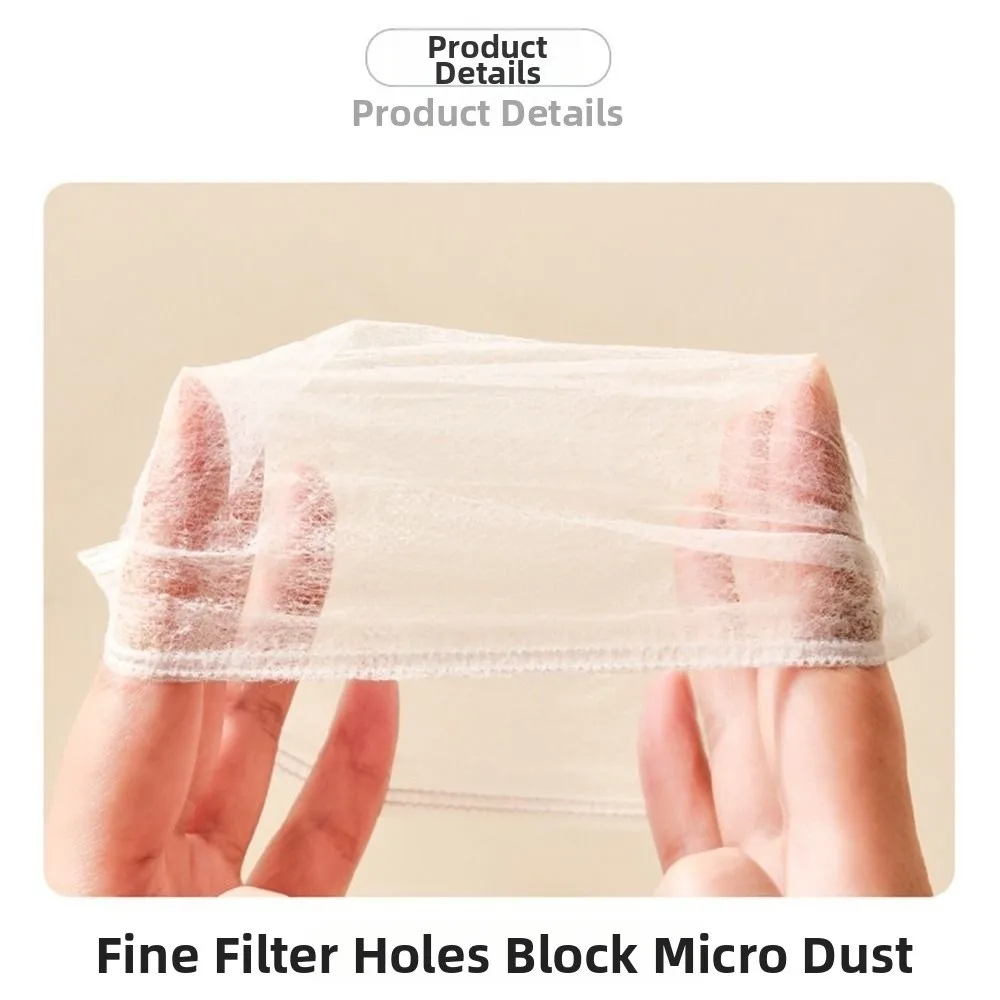 Nonwoven Fabric Vacuum Cleaner Filter Bags Dust Filtering Disposable Disposable Dust Bags White Universal Fit