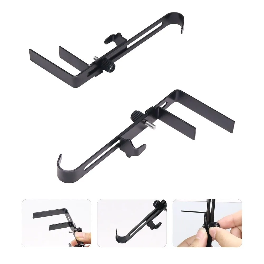 Adjustable Christmas Garland Holder No-Slip 2-in-1 Christmas Stocking Holders with Dual Hooks
