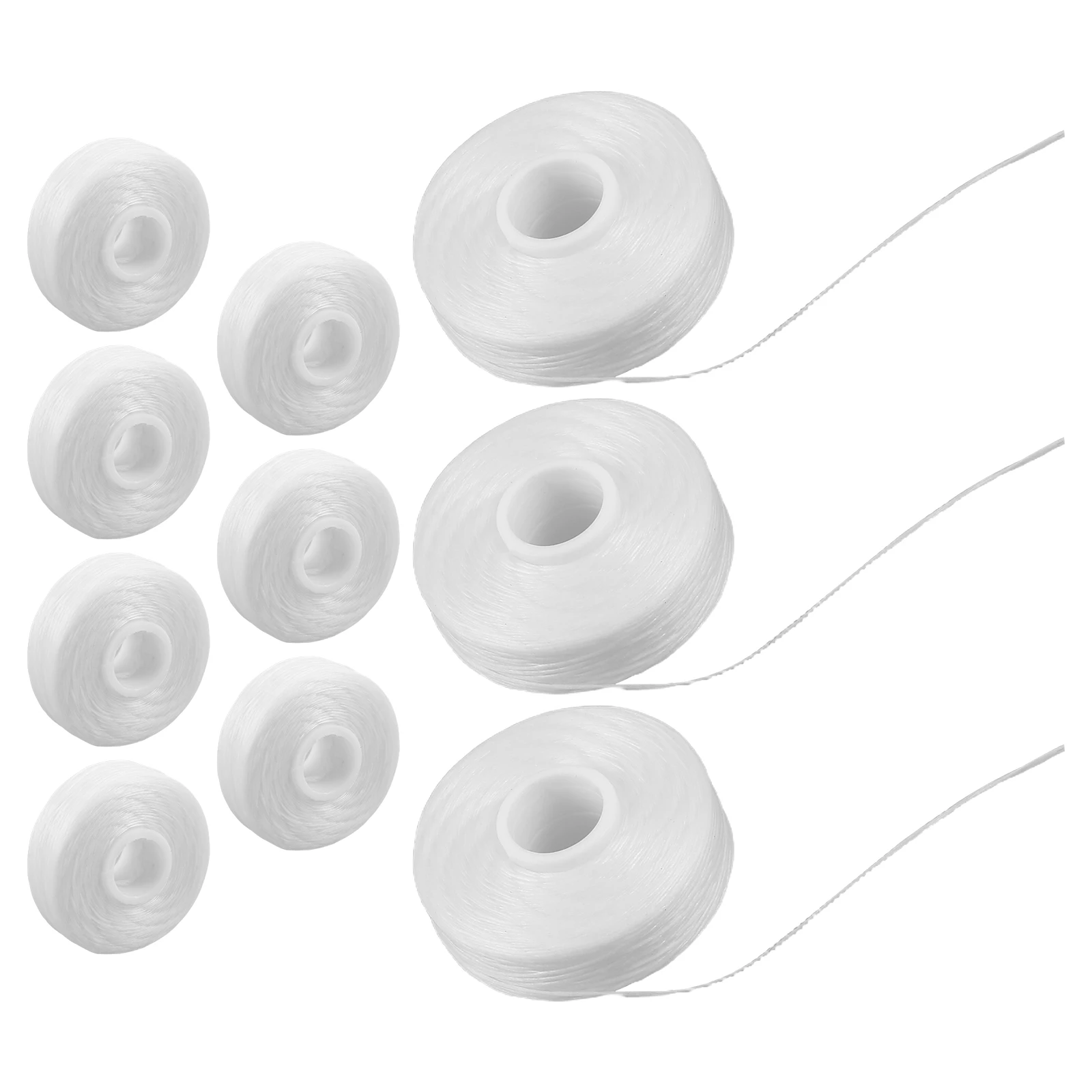 10개입 코어 스풀 리필 치실 교체용 폴리에스터 실 치실