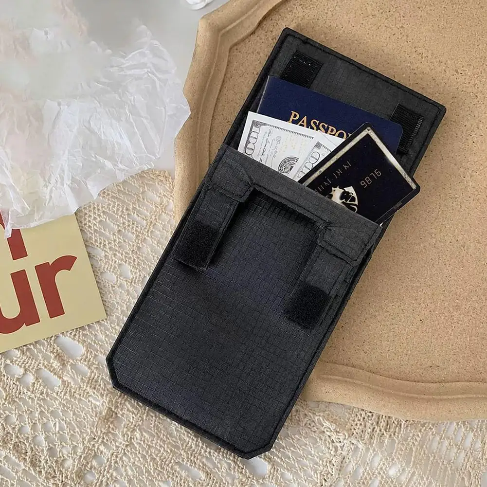 Diebstahlsicherer Gürtel-Geldbeutel, schlanke, versteckte Mini-Hüfttasche, Outdoor-Reise-Organizer, Münzbörse für Reisepass, Ausweis, Bargeld-Aufbewahrungstasche – Detail 10