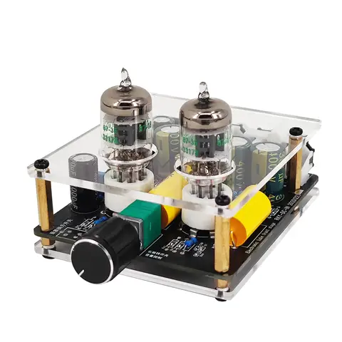 업데이트된 GE5654W 6A2 6K4 튜브 프리앰프 증폭기 HiFi 튜브 프리앰프 담즙 버퍼 Auido 앰프 스피커 사운드 프리 앰프 홈 시어터